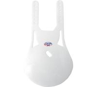 UFO Vintage Universal Long Oval Motocross Bike Front Number Board White