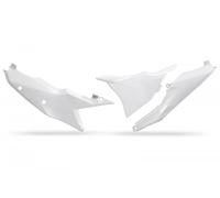 UFO White Side Panels Rear Fairing 3-Piece Fit Ktm Exc 250 24-27 Sx w