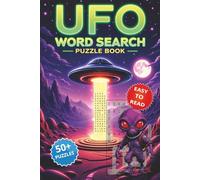 UFO Word Search Puzzle Book: 50+ Puzzles ┃6x9 inches, 120 pages ┃Easy To Read...Gift for Vacations, Holidays and Relaxation