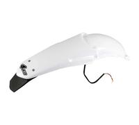 UFO Enduro Rear Fender W/ Led-Light For Yamaha YZ125/250 White Ya03893-046