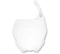 UFO Front Number Plate For Yamaha YZ 125 2014 White YA03880-046