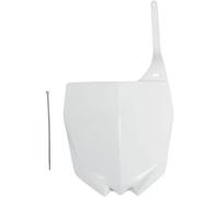 UFO Front Number Plate For Yamaha YZ250/450F 10-21 White Ya04813-046