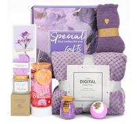 UFOORO 8 Pack Christmas Birthday Gifts for Women, Quick Get Well Gifts for Women, Aromatic Skin Care Bath Set, Personal Care Gifts