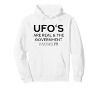 UFO's Are Real And The Government Knows It (Funny Alien) Pullover Hoodie