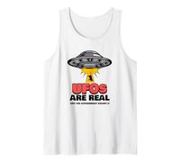 UFO's are Real and The Government Knows It (UFO Graphic) Tank Top
