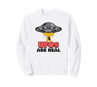 UFOs Are Real (Funny Alien Graphic) Sweatshirt