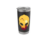 UFOs in Desert in Alien Head Stainless Steel Insulated Tumbler
