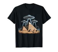 UFOs Over The Pyramids - Ancient Mystery T-Shirt