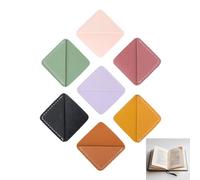 UFOVAOK Pack of 7 Colourful Leather Bookmarks - Perfect for Gifts and Practical Book Accessories