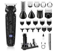 Ufree Beard Trimmer for Men, IPX7 Waterproof Electric Shaver Razor, Hair Trimmer for Nose, Body, Face and Mustache, Cordless Hair Clipper Grooming Kit, Gifts for Men