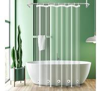 UFRIDAY Clear Shower Stall Curtain Liner 54 x 72inch, EVA Waterproof Weighted Clear Shower Liner with Magnets,Narrow Small Shower Curtain Liner 54 inch Wide for Bathroom or Window