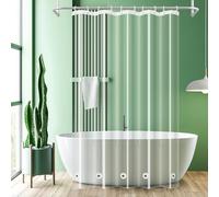 UFRIDAY Clear Stall Long Shower Curtain Liner 60 x 84 inch, EVA Waterproof Weighted Clear Shower Liner with Magnets,Narrow Shower Curtain Liner 60 inch Wide for Bathroom or Window