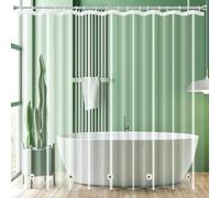 UFRIDAY Extra Wide Clear Shower Curtain Liner 108 x 72 inch, PEVA Shower Curtain for Bathroom, Extra Large Shower Curtain with 5 Magnets Bottom，