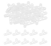 UFURMATE 300Pcs Bricklaying Spacers 10mm 3/8in Brick/Stone Wall Separator Deck Board Paver Tile Leveling System Clips Thin Brick Veneer Masonry Paving Spacer (Transparent)