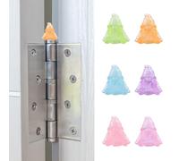 UFURMATE 6Pcs Christmas Goblins Hinge Head Home Decoration Glow in The Dark Gnome Hinge Head Magnets Ornaments Cute Art Dwarf Figurine for Hinges