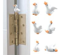 UFURMATE 6Pcs Hinge Head Home Decoration Magnetic Cute Mini Goose Decorative Topper for Hinges Creative Cartoon Hinge Heads Magnets Ornaments(Goose)