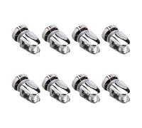 UFURMATE Adjustable Glass Shelf Bracket, 8Pcs Mounting Brackets Zinc Alloy Holders Clamp Clip Supports for 6-10mm Glass Acrylic Wood, Polished Chrome, Penetrable Mounted