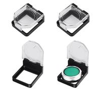 UFURMATE Button Switch Cover Guard 4Pcs Clear Plastic Push Button Switch Protectors Dustproof Emergency Stop Knob Switch Cover Guard for 22mm Power Push Button (Square Hole, Transparent)