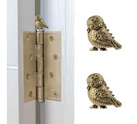 UFURMATE Hinge Head Home Decoration 2Pcs Vintage Magnetic Decorative Topper Creative Vintage Mini Owls Hinges Head Magnets Ornaments(Owl)