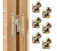 UFURMATE Hinge Head Home Decoration 6Pcs Cottagecore Magnetic Decorative Topper Creative Vintage Little Duck Hinges Head Magnets Ornaments(Duck)