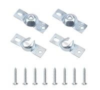 UFURMATE Roller Shades Bracket, 2 Sets Metal Roller Window Shade Inside Mount Brackets Window Shade Inside Mount Brackets with Screws Roller Blind Repair Kit (Inside Mount)