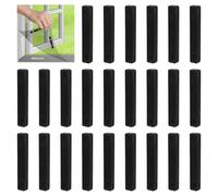 UFURMATE Self-Adhesive Window Magnet 24Pcs Magnetic Mosquito Net Window Stickers, Anti-Fly Mesh Fixing Clips for Fly Screen (Black)