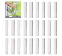 UFURMATE Self-Adhesive Window Magnet 24Pcs Magnetic Mosquito Net Window Stickers, Window Fixing Clips for Fly Screen (White)