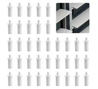 UFURMATE Shutter Repair Pin 100Pcs White Replacement Repair Pin for Window Plastic Spring Loaded Louver Repair Pin Blinds Repair Pin Replacement Plantation Shutter Pin(Dia. 5mm/0.2in)