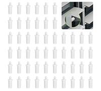 UFURMATE Shutter Repair Pin, 52Pcs White Replacement Repair Pin for Window Plastic Spring Loaded Louver Repair Pin Plantation Shutter Pin(Dia. 6mm/0.2in)