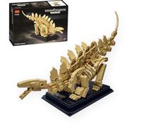 UG Pieces Dinosaur Fossil Building Block Set, Stegosaurus Skeleton Bone Model Construction Toy Brick Kit, Gift For Kids, Boys, Girls, Collectors, 491 Pieces