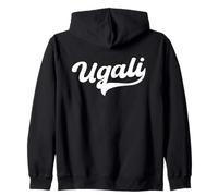 Ugali Typeset Swahili Kenyan Cooked Corn Dough Kenya Food Zip Hoodie