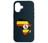 Uganda Flag Africa Continent Silhouette Gift for Ugandans Case for iPhone 16