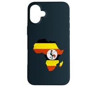 Uganda Flag Africa Continent Silhouette Gift for Ugandans Case for iPhone 16 Plus