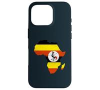 Uganda Flag Africa Continent Silhouette Gift for Ugandans Case for iPhone 16 Pro