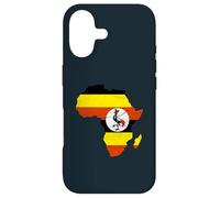 Uganda Flag Africa Continent Silhouette Gift for Ugandans Case for iPhone 17