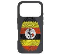 Uganda Flag Fingerprint It is in my DNA Gift for Ugandans Case for iPhone 17 Pro