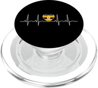 Uganda Flag Heartbeat It is in my DNA Gift for Ugandans PopSockets PopGrip for MagSafe