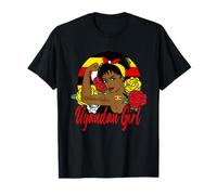 Ugandan Girl Uganda Woman Ugandans Flag T-Shirt
