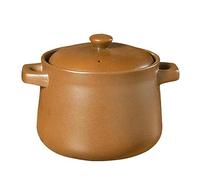UGCER Ceramic Casserole Stew Pot - Earthenware Clay Pot Versatile Cookware with Lid Even Heating for Slow Cooking, Hot Pots, Soups,10L