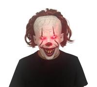 UGDOUS Halloween Luminescent Stephen King's It Pennywise Horror Clown Joker Clown(No light)