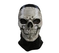 UGDOUS Unisex Halloween Horror Ghost Skull Mask Call of Duty MW2 Latex Headgear Helmet Cosplay Perform Party(Skull C-Tongue)
