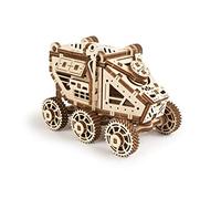 UGears 3D Puzzle for Kids and Adults - Small Motor Vehicle Mechanical Model Kit - Wooden Model Kits for Adults to Build - Easy Self-Assembling - Gorgeous Gift for Boys and Girls (Mars Buggy)