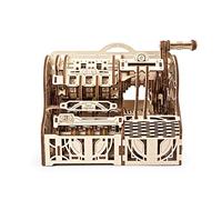 UGEARS 3D Puzzles Wooden Box - DIY Cash Register with Money Box - Exclusive Wooden Model Kits for Adults to Build - Vintage Mechanical Models - Self Assembly Woodcraft Construction Kits