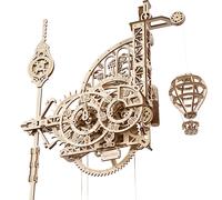 UGEARS Aero Clock 3D Wooden 300+ pcs Puzzles for Adults Idea 3D Puzzle