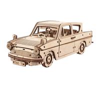 Ugears Flying Ford Anglia Wooden Mechanical Model Construction Game Golden Kids