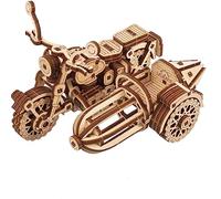 UGEARS Hagrid's Flying Motorbike™ 3D Puzzle - Wooden Model Kit for Adults to Build - Mechanical Bike Motorcycle Making Kit - 3D Jigsaw Puzzle Wood Vehicle - Harry Potter™DIY Brain Teaser
