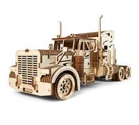 UGEARS Truck DIY Kit - Heavy Boy Truck Model Miniature Plywood DIY Model - Unique and Interesting Present Idea - VM-03 Truck Model with Driver Cabin - Ecological Wooden Model