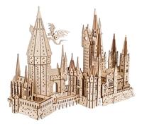 UGEARS Hogwarts Castle Harry Potter 3D Puzzle - 3D Wooden Model Kits for Adults to Build - Building Kit Hobbies for Men - Medium Wood Brain Teaser Games DIY Set for Fathers Day - 340 Pcs