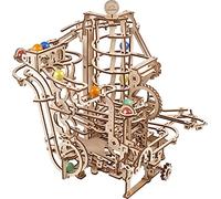 Ugears Marble Run Spiral Hoist - 3D Wooden Puzzles for Adults - DIY Building Set with Marbles and Working Crank System - Mechanical 3D Wooden Model Kits for Adults to Build for Birthday - 266 Pcs