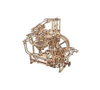 UGEARS Wooden Marble Run 3D Puzzle - Wood Marble Run Stepped Hoist with 3-Stepped Lift 3D Wooden Puzzles for Adults - DIY Crafts for Adults - Model Kits For Adults To Build - 355 Pcs